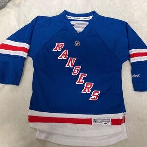 Kids NY Rangers hockey jersey size 4-7